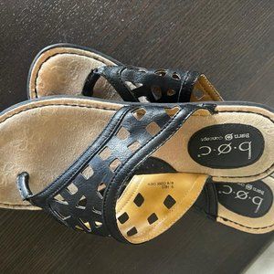 b.o.c. by Born Flip Flops Thongs Sandals Size 9M Black
